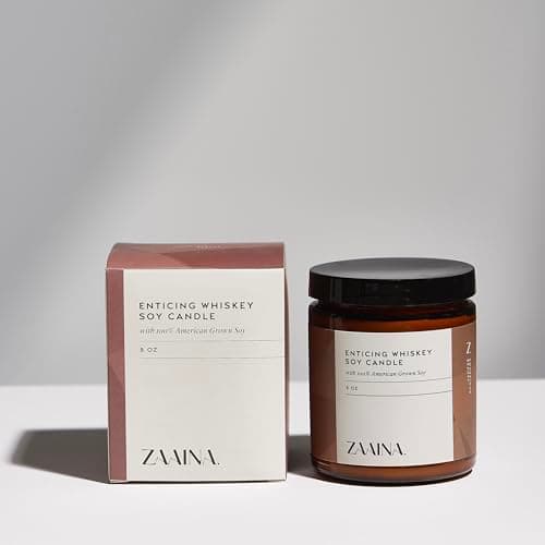 ZAAINA Men’s Self Care Kit – Luxury Spa Gift Set for Men with Face Serum, Soaps, Heel Balm & Lip Balm – Grooming Care Package for Men – Birthday & Relaxation Kit (Premium Set with Whiskey Candle)