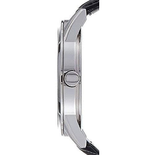 Citizen Citizen Quartz Mens Watch, Stainless Steel with Leather Strap, Casual