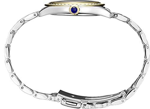 SEIKO SUR392 Automatic Watch for Women - Essentials - Swavorski Crystals - Stainless Steel Two-Tone Gold-Finish Bracelet - 50M Water Resistant