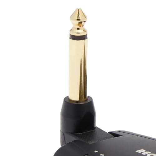 Amazon Basics Digital Wireless Guitar System Transmitter/Receiver with Rechargeable Batteries, Black