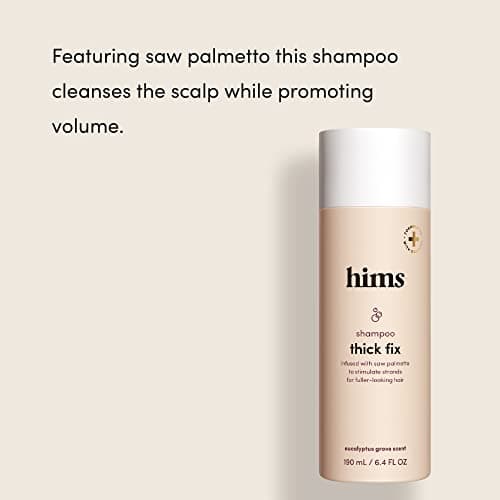 hims Thick Fix Hair Thickening Shampoo & 5% Minoxidil Treatment Foam Set - Hair Loss Treatment for Men - Moisturizing, Color Safe Shampoo & Foam - 2 Count