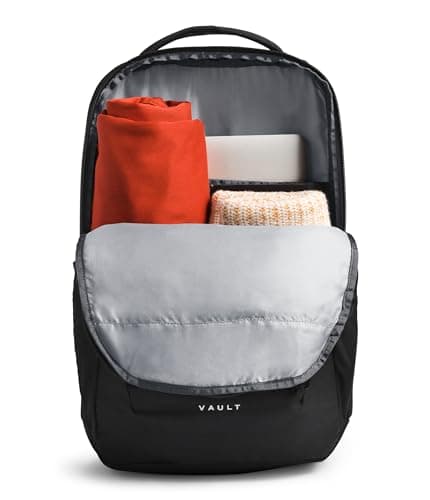 The North Face Vault Everyday Laptop Backpack - Commuter Travel Bag, Water-Repellent Finish, Spacious Compartment, TNF Black-NPF, One Size | Everyday, PFAS Free