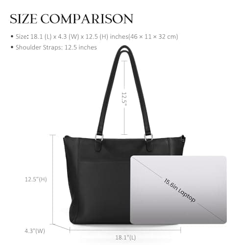 befen Genuine Leather Tote Bag for Women, Large Tote Bag for Women for Work Purses Satchel Handbags with Top Handles