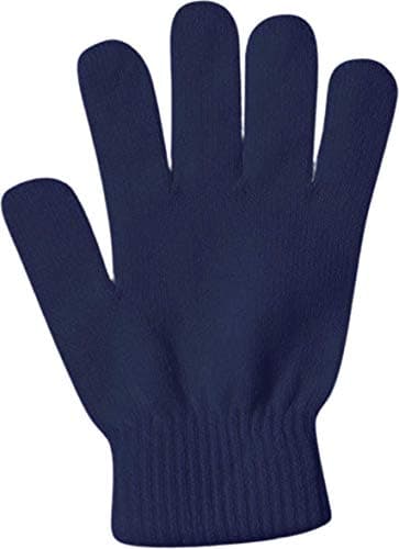 Winterlace 25 Pack Winter Gloves, Unisex Thermal Magic Glove Thick Knit Brushed Interior Bulk Bundle