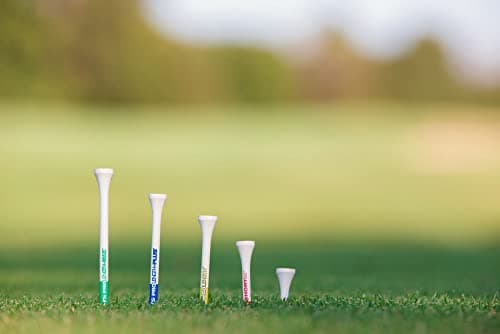 Pride PTS Wood Golf Tees - 135 Count, 3-1/4 Inch - 1 Brand on Tour - Best for Drivers & Woods - Improve Distance and Accuracy
