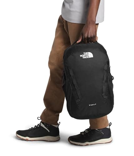 The North Face Vault Everyday Laptop Backpack - Commuter Travel Bag, Water-Repellent Finish, Spacious Compartment, TNF Black-NPF, One Size | Everyday, PFAS Free