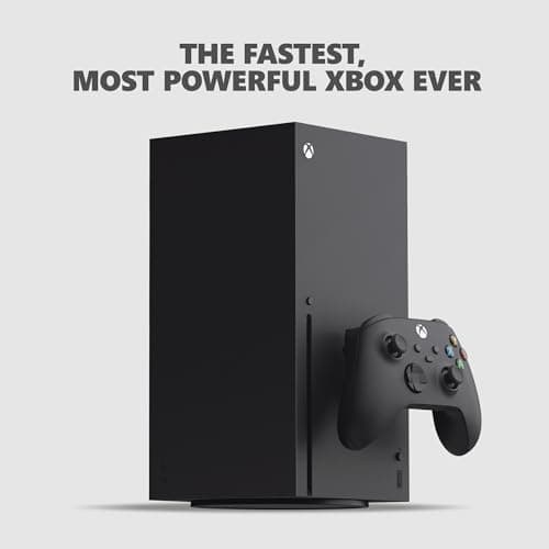 Xbox Series X - Gaming Console - 1TB SSD - Includes Wireless Controller - 4K Gaming - 120FPS - Carbon Black