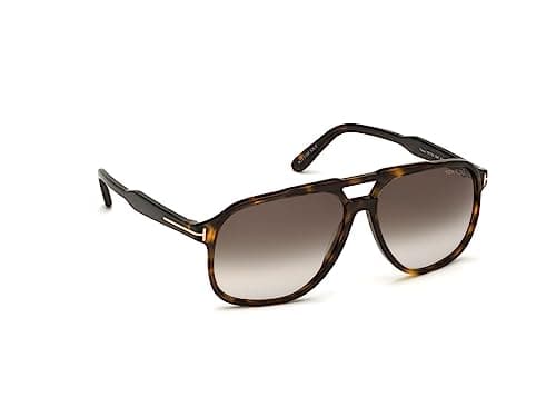 Tom Ford FT0753 52K Dark Havana FT0753 Pilot Sunglasses Lens Category 3 Size 62