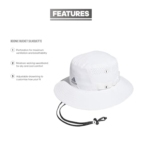 adidas Victory Bucket Hat for Men – Athletic Sun Cap for Outdoors