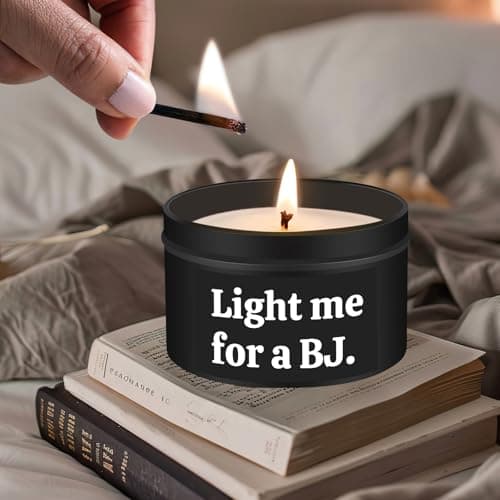 Gifts for Him Boyfriend Husband Funny Anniversary Wedding Birthday Gifts for Men Naughty Engagement Gift for Couples Husband Boyfriend Birthday Gift Ideas, Unique Romantic Lavender Candle for Men