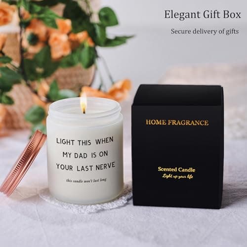 Gifts for Mom, Funny Mom Birthday Mother's Day Christmas Gifts from Daughters and Son, Unique Women Candles Gift for Stepmom