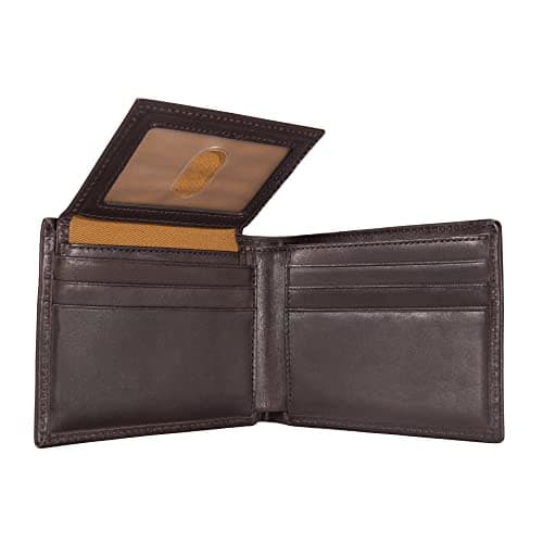 Carhartt Men's Durable Oil Tan Leather Wallets, Available in Multiple Styles