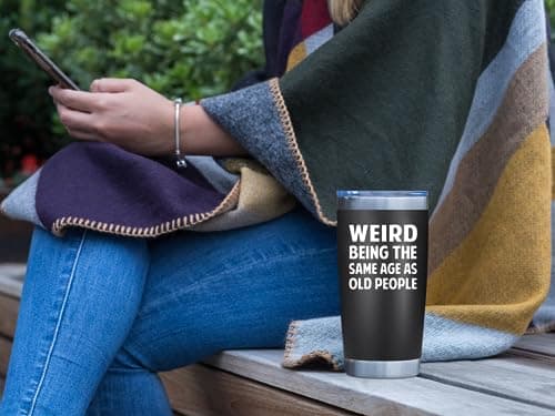 NewEleven Gifts For Men, Women - Funny Gag Gifts Ideas For Dad, Mom, Grandpa, Grandma, Husband, Wife, Uncle, Him - 40th 50th 60th 70th 80th Birthday Gifts For Men Women – 20 Oz Tumbler