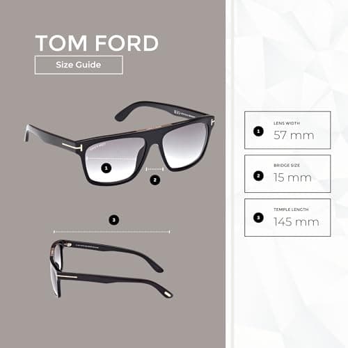Tom Ford FT0628 Cecilio-02 Square Sunglasses for Men +BUNDLE with ACCESSORY EYEWEAR KIT