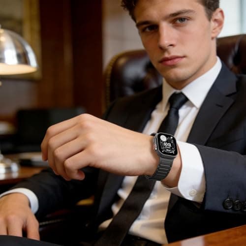 Magnetic Silicone Band Compatible with Apple Watch Bands 49mm 46mm 45mm 44mm 42mm 41mm 40mm 38mm Men Women, Soft Sport Strap Strong Magnet Watchband for iWatch Ultra 3-1 SE Series 11/10/9/8/7/6/5/4/3