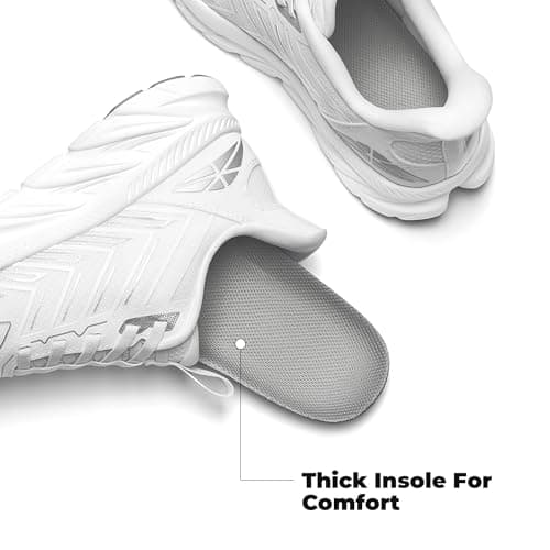 ALLSWIFIT Women's Slip On Walking Shoes Running Comfortable Tennis Breathable Non Slip Athletic Gym Workout Cross Training Fashion Sneakers