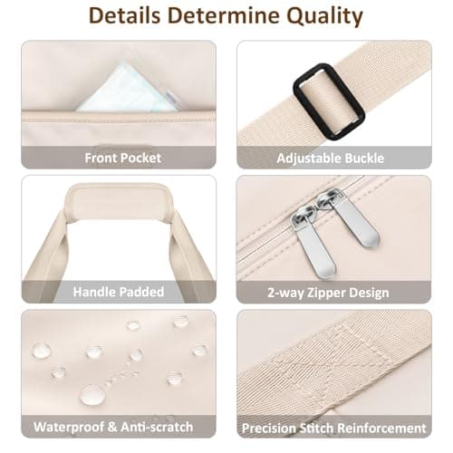 Capolo Expandable Travel Duffle Bags Weekender Overnight Bags for Women Men Hospital Bag for Women Labor Delivery with Toiletry Bag Waterproof