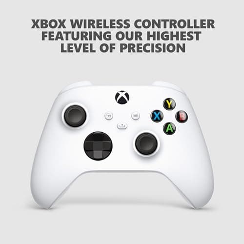 Xbox Series S - All Digital Gaming Console - 512GB SSD - Includes Xbox Wireless Controller - 120FPS - Robot White