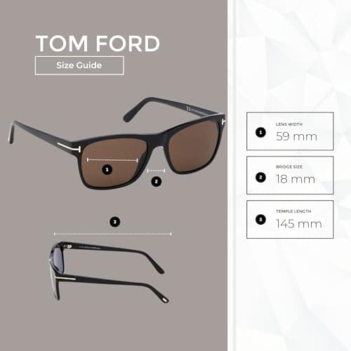 Tom Ford FT0698 Giulio Square Sunglasses for Men +BUNDLE with ACCESSORY EYEWEAR KIT