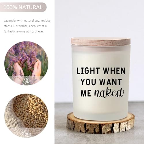 Gifts for Him Boyfriend Husband Men Couples Gift Ideas, Romantic Valentines Day Gift for Him, Naughty Boyfriend Birthday Gifts, Funny Anniversary Presents for Men Husband Couple, Christmas, Candles