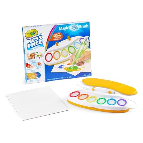 Crayola Color Wonder Magic Light Brush, Mess Free Painting Station for Kids, Gift for Kids, Toddler Toys & Activities, Ages 3, 4, 5