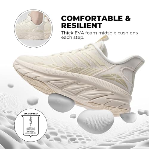 ALLSWIFIT Women's Slip On Walking Shoes Running Comfortable Tennis Breathable Non Slip Athletic Gym Workout Cross Training Fashion Sneakers
