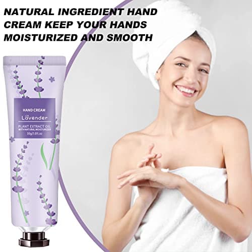 10 Pack Hand Cream for Dry Cracked Hands, Birthday Gifts for Women,Bridesmaid Gifts, Thank You Gifts, Teacher Appreciation Gifts, Natural Plant Fragrance Mini Hand Lotion Moisturizing Hand Care Cream