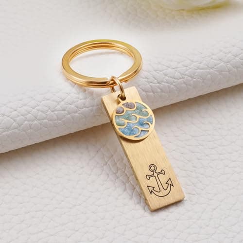 MIXJOY You Are My Anchor Keychain, Bestie Gifts for Women, Gifts for Best Friend Woman, Through Thick and Thin, Small Bestie Friendship Birthday, My Tribe, Close Female Friends Through Rough Times