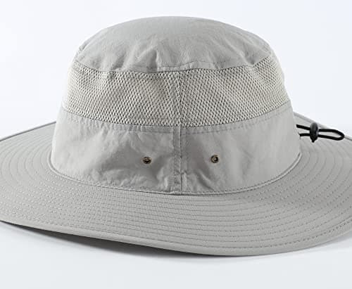 Home Prefer UPF 50+ Men's Sun Hat Wide Brim Bucket Hat UV Protection Hat for Mens Womens Beach Safari Gardening Golf Fishing