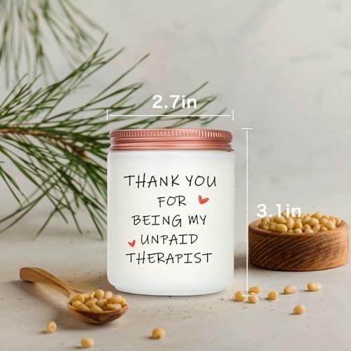 Best Friend Birthday Gifts for Women, Funny Friendship Sister Boss Coworkers Bestie mom Gag Gift for Her, Lavender Scented Candles