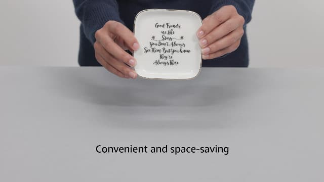 Scwhousi Ring Dish Jewelry Tray for Friend Mom Sister Maid of Honor,Birthday Mother's Day Christmas Gifts
