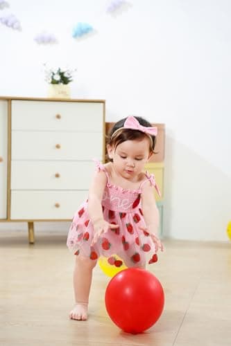 Baby Girl 1st Birthday Clothes One Year Old Tulle Romper Sleeveless Bodysuit Cake Smash Outfits
