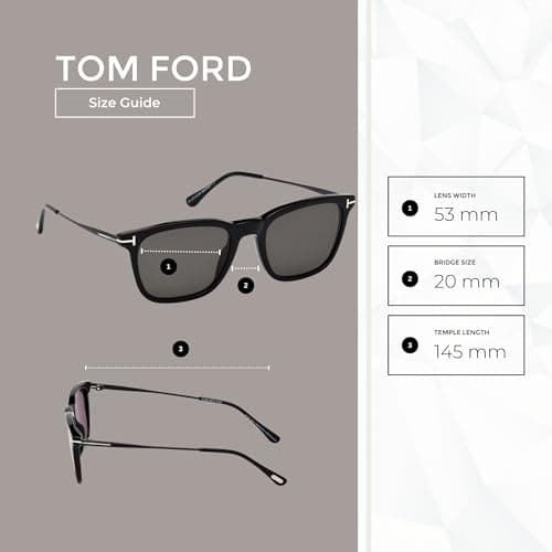 Tom Ford FT0625 Arnaud Square Sunglasses for Men +BUNDLE with ACCESSORY EYEWEAR KIT