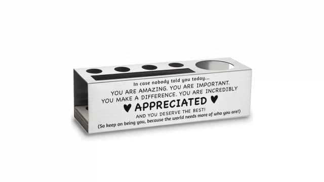 akeke New Chapter Gifts for Women, Job Promotion Gifts, New Beginnings Gifts for Coworkers, Appreciation Thank You Coworker Leaving Gifts New Job Moving Away Pencil Holders & Pen Holders ASB65
