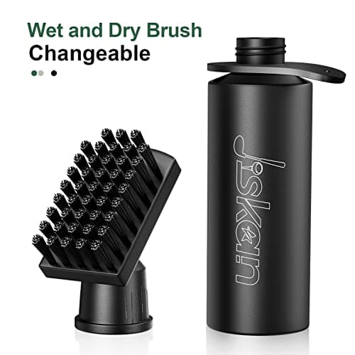 Pro Golf Club Brush Cleaner with Retainer Clip and Squeeze Water Bottle 7.5 Inches Holds 4 Ounces of Water, Essentials Golf Accessories for Men, Best Golf Gifts for Men