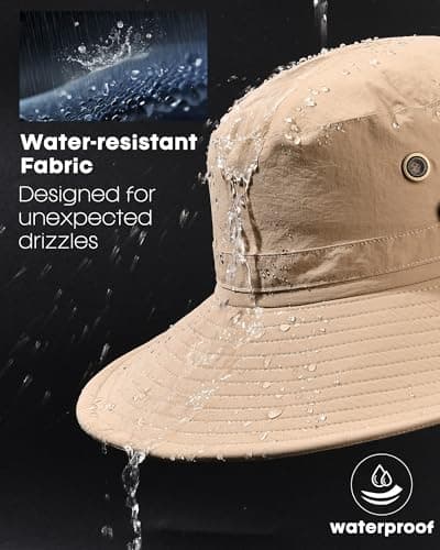 FURTALK Sun Hats for Men Fishing Hat UPF 80+ Foldable Wide Brim Outdoor Hiking Beach Summer Hats