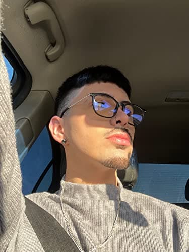 VISOONE Anti Slip TR90 Blue Light Blocking Glasses Size M Eyewear Frame with Anti Glare Eye Protection for Women GaeL