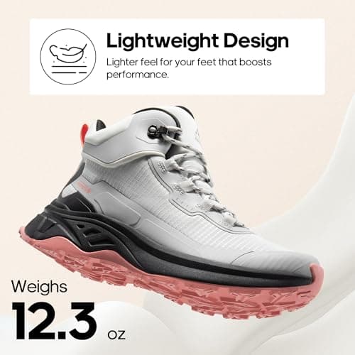 NORTIV 8 Women's Waterproof Lightweight Hiking Boots Trekking for Outdoor