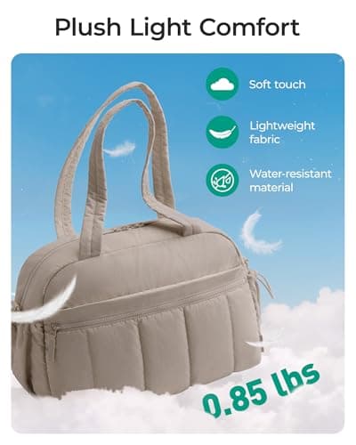 BAGSMART Gym Bag for Women, Duffle Bag for Travel with Wet Pocket, Lightweight Carry on Weekender Duffel, Water Resistant