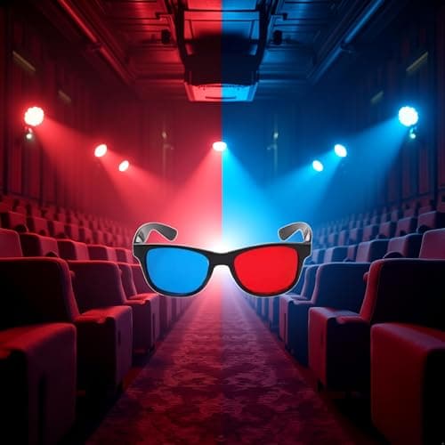 4Pcs Red and Blue 3D Glasses Universal TV Movie Dimensional Video Frame 3D Glasses DVD Game Glass 3D Style Glasses for 3D Movies Games,3D Viewing Glasses,Light Simple Design,Accessories