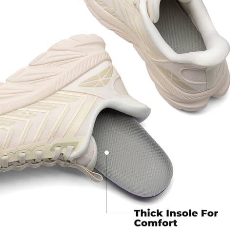 ALLSWIFIT Women's Slip On Walking Shoes Running Comfortable Tennis Breathable Non Slip Athletic Gym Workout Cross Training Fashion Sneakers