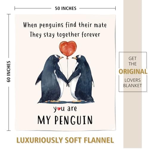 SteadStyle Gifts for Her Him, Wedding Anniversary Blanket for Women Men, Romantic I Love You, Birthday Gifts for Boyfriend Girlfriend, Wedding Gift for Wife Husband Couple 60'' x 50''