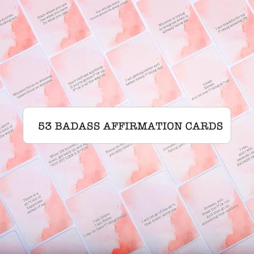 Badass Affirmation Cards - Daily Motivational and Inspirational Cards for Women