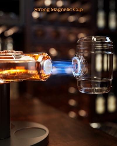 Kollea Birthday Gifts for Men Dad, Galaxy Spaceship Whiskey Decanter Sets for Men, Spacecraft Limited Edition, 2 Funny Shot Glasses, Unique Guys Brother Gift Idea, Liquor Decanter for Bar, Anniversary