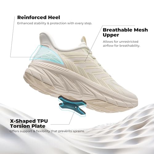 ALLSWIFIT Women's Slip On Walking Shoes Running Comfortable Tennis Breathable Non Slip Athletic Gym Workout Cross Training Fashion Sneakers