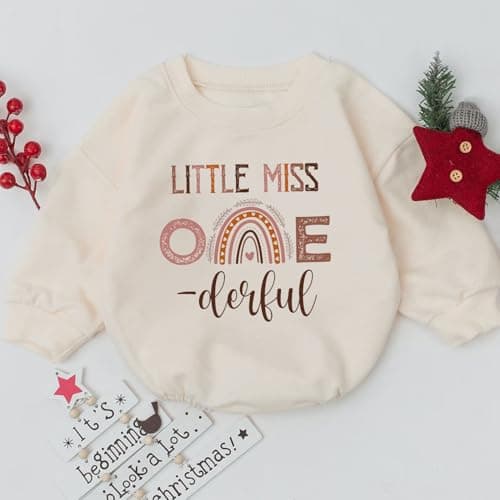 2Pcs Baby Girl First Birthday Romper, 1st Birthday Era Baby Girl Outfits