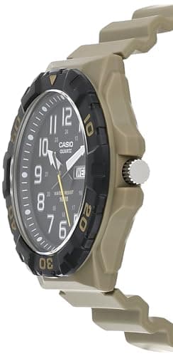 Casio MRW200H Series | Men's Analog Watch | Sporty Design | 100 Meter Water Resistance | Date Display | Rotary Bezel | Regular Time Keeping (HR, Min, SEC, PM, Date, Day) | 3 Year Battery