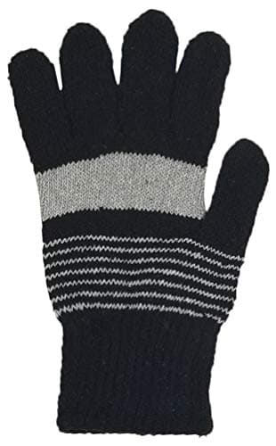 Winterlace 48 Pairs Winter Magic Gloves, Bulk Warm Brushed Interior, Stretchy Assorted Mens Womens