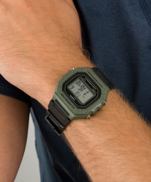 Casio W218H Series | Men’s Digital Watch | 50M WR | 1/100 Second Stopwatch | 100 SEC Chronograph | LED Backlight | Countdown Timer | Daily Alarm | Hourly Time Signal | 7 Year Battery