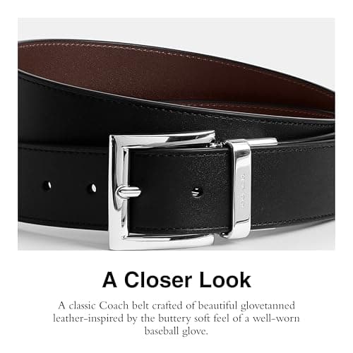 Coach 38MM CTS Rev Dress Harness Belt